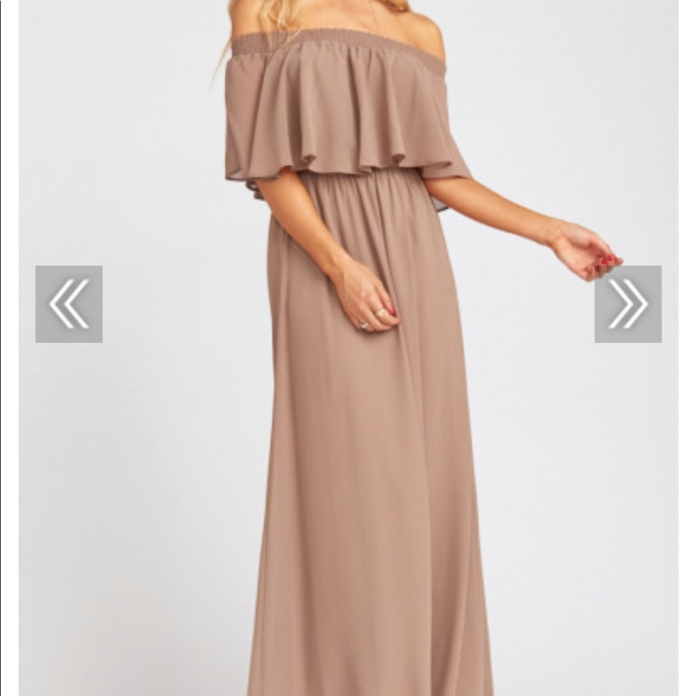 Hacienda Maxi Dress - Dune Chiffon SMYMM